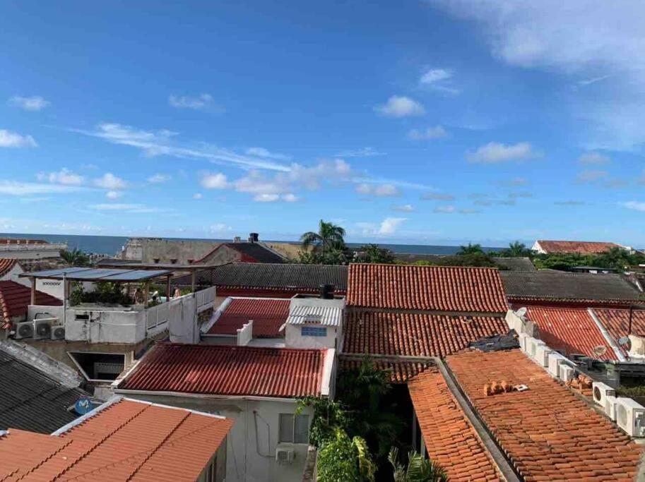 417 Apto Con Vista Panoramica De Cgna Cartagena Exteriör bild
